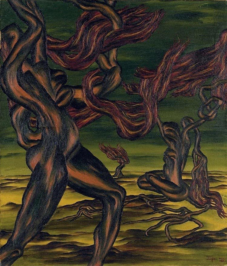 Inji Efflatoun, Composition Surrealiste, 1942