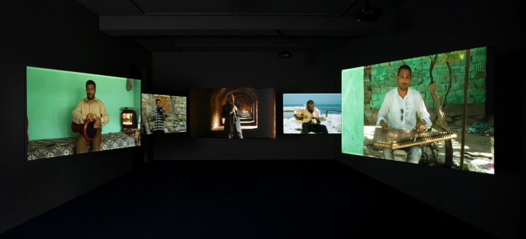 Ergin Çavuşoğlu, ‘Quintet Without Borders’, view from the video-installation, 2007