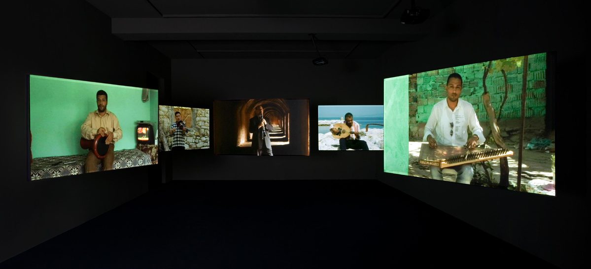 Ergin Çavuşoğlu, ‘Quintet Without Borders’, view from the video-installation, 2007