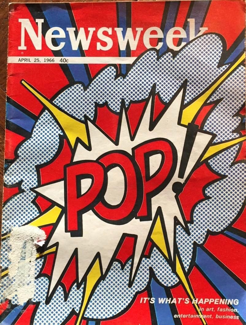 Roy Lichtenstein, couverture du magazine Newsweek