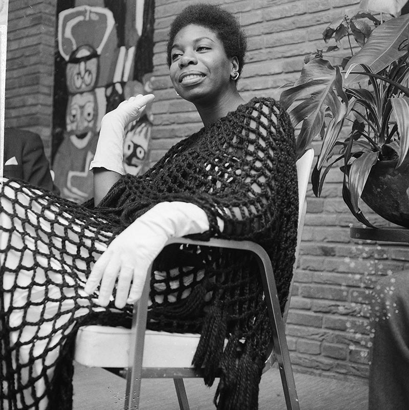 Nina Simone avant un show télévisé