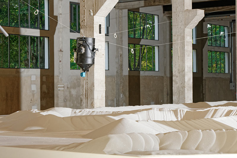 Anne-Valérie Gasc, Vitrifications (vues de l’installation in situ), centre d’art Les Tanneries, Amilly, 2019. Photographies : Aurélien Mole