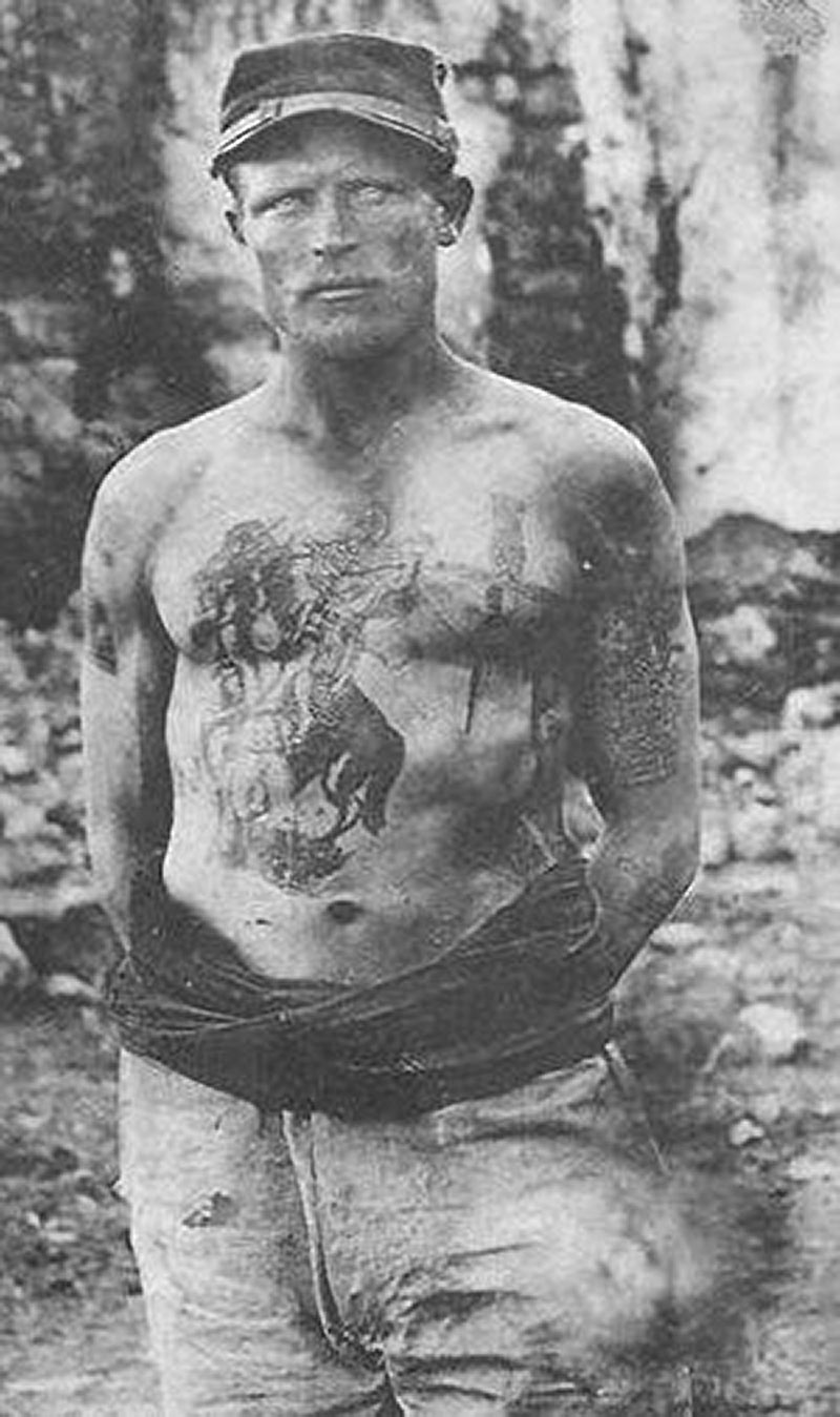 soldat tatoué