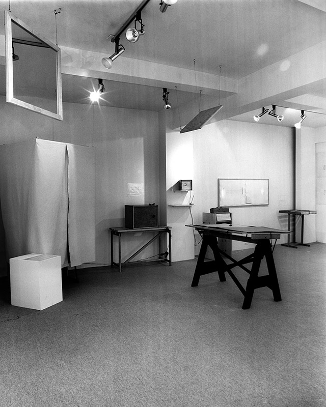Jean Dupuy, vue de l’exposition Works from 72 to 78, Marian Goodman Gallery, New York, mai 1978