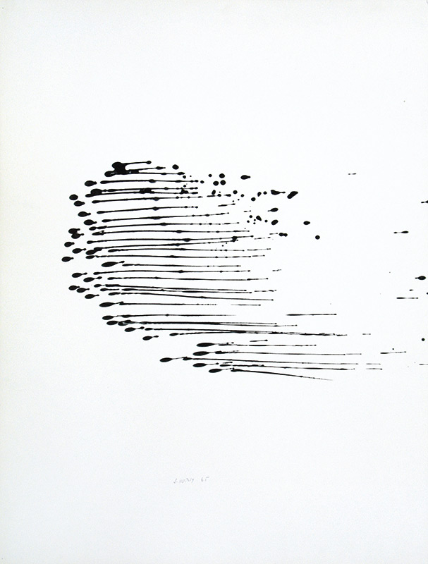 Jean Dupuy, N° 35, 1965, acrylique sur papier, 65 x 50 cm (Photo : Eddy Herier)